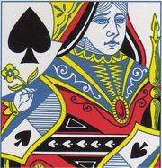 picture of a spade queen in the 'B' family